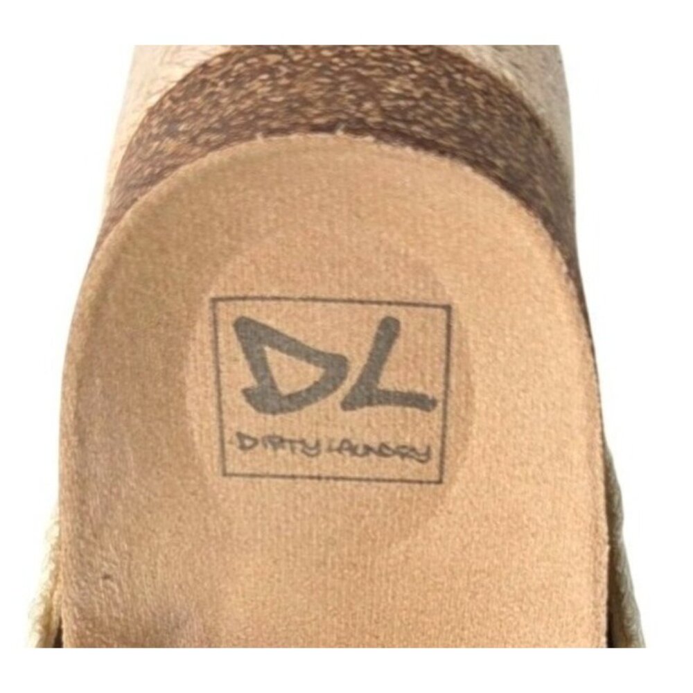 Dirty Laundry Plays Floral Crochet Platform Cork Wedge Espadrilles 7.5 Womens - Picture 8 of 9